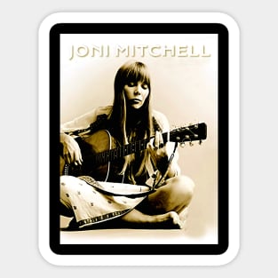 joni mitchel Sticker